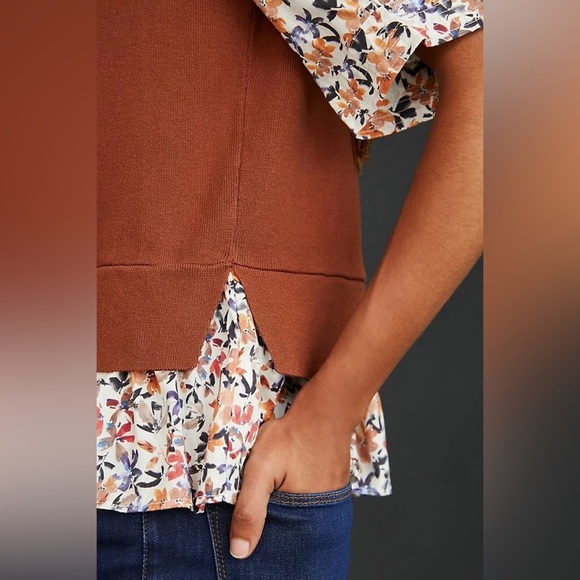 Budget By Anthropologie Puff-
Sleeve 3/4 Sweater - Picture 4 of 7